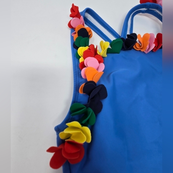 HANNA ANDERSSON LOT OF 2 BATHING SUIT TOPS TANKINI SWIM PINK STRIPE BLUE GIRLS 8 - Picture 15 of 16